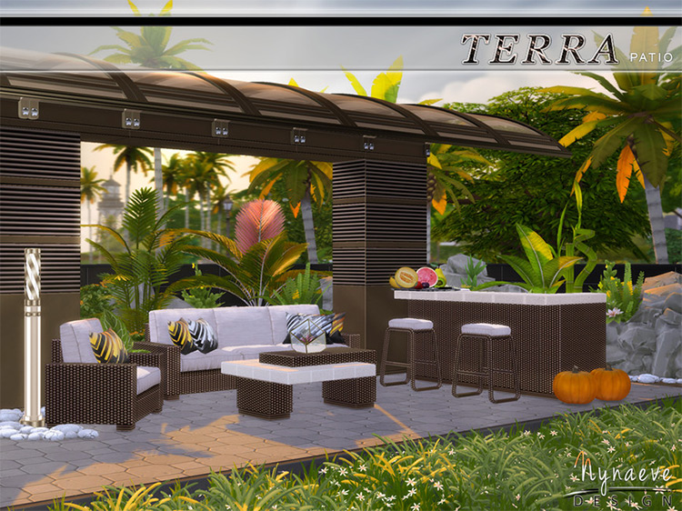 Terra Patio Set for The Sims 4