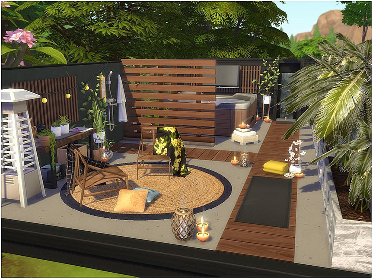 Home Spa Room / Sims 4 CC