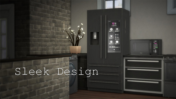 H&B Portal Expensive Refrigerator / Sims 4 CC