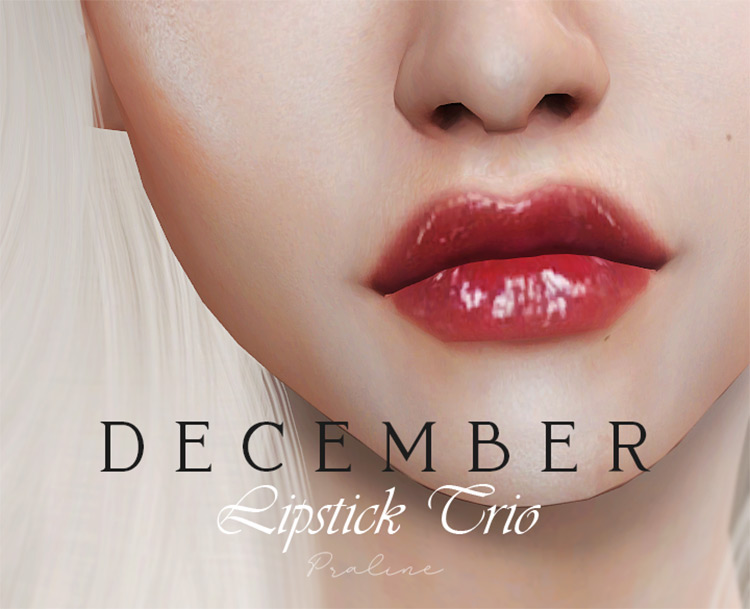 December Lipstick Trio preview