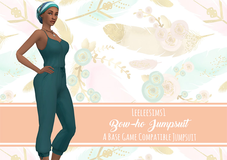 Bow-ho Jumpsuit for girls / TS4