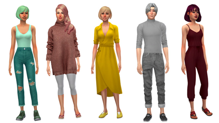 Sims 4 Not So Berry Character Builds