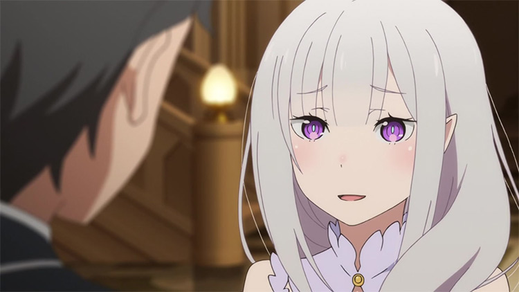 Emilia from Re: Zero anime