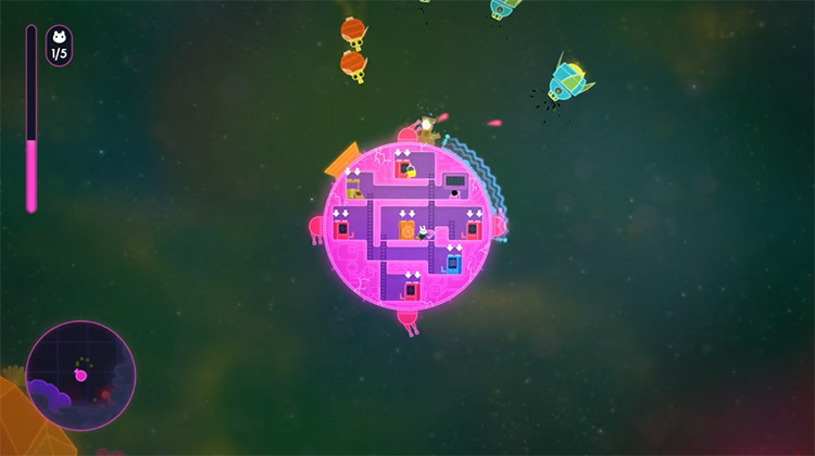 Lovers in a Dangerous Spacetime / Xbox One screenshot