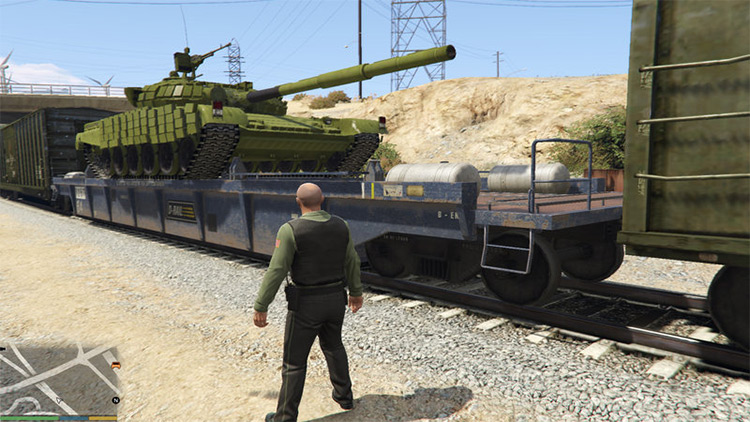 US Army Military Train / GTA 5 Mod
