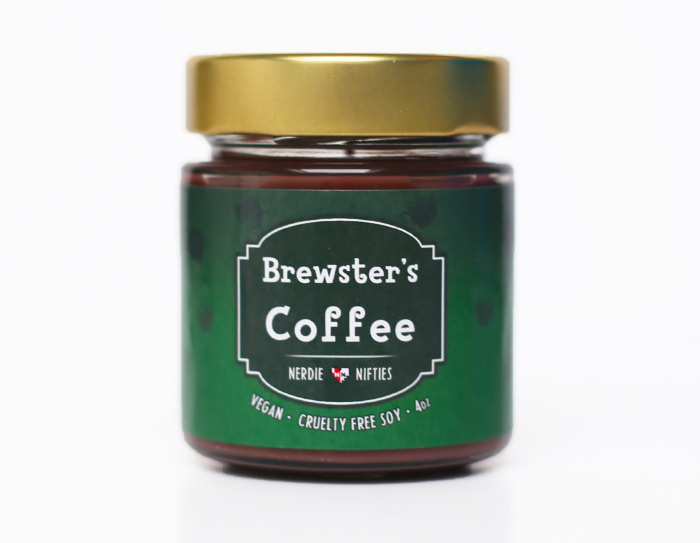 Brewsters coffee candle design