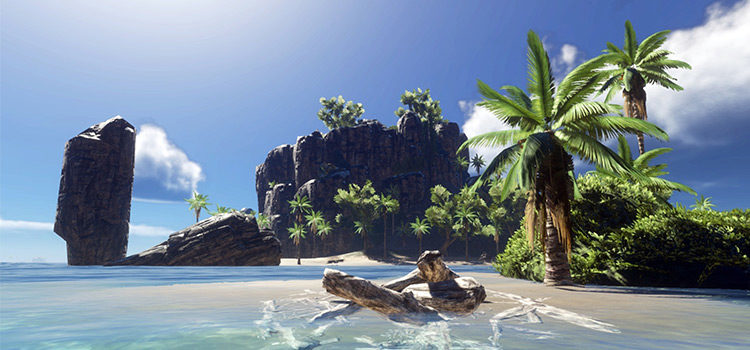 Island map modded for Stranded Deep - HD Preview