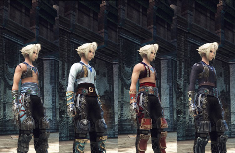 Vaan Reskins in different outfits - FFXII Zodiac Age