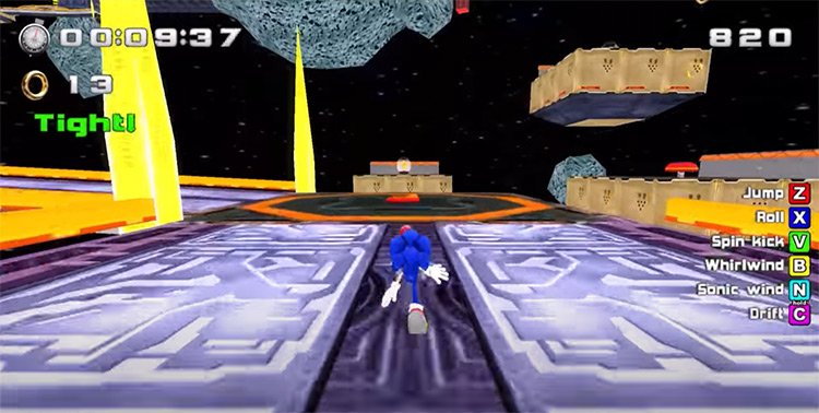 Sonic World ROM hack screenshot