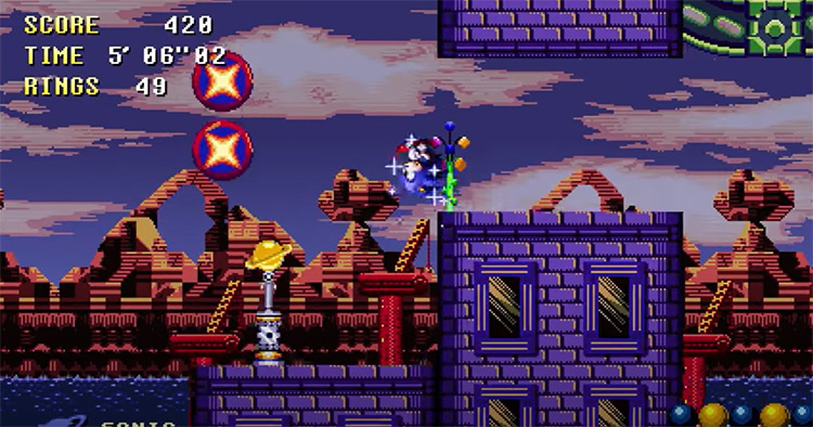 Sonic Time Twisted ROM hack screenshot