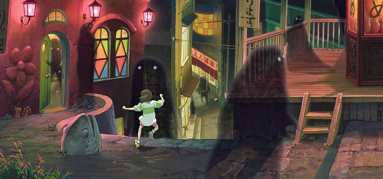 Spirited Away Ghibli ghost town screenshot