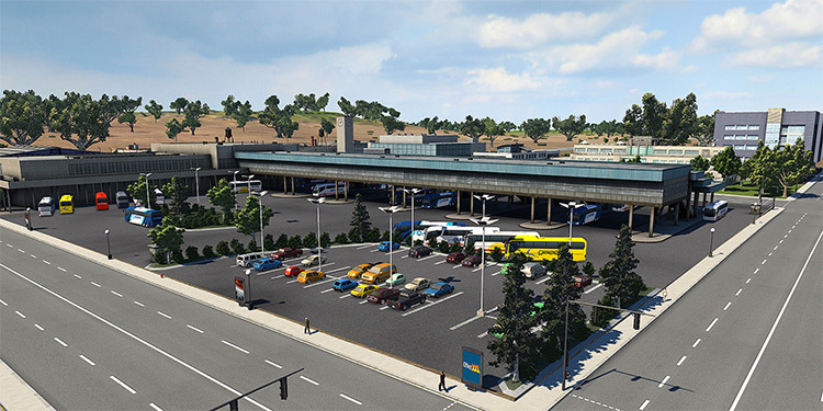 Intercity Bus Terminal - Cities XXL Mod