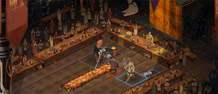 The Banner Saga gameplay screenshot