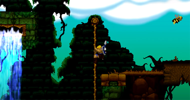 Volgarr the Viking video game screenshot