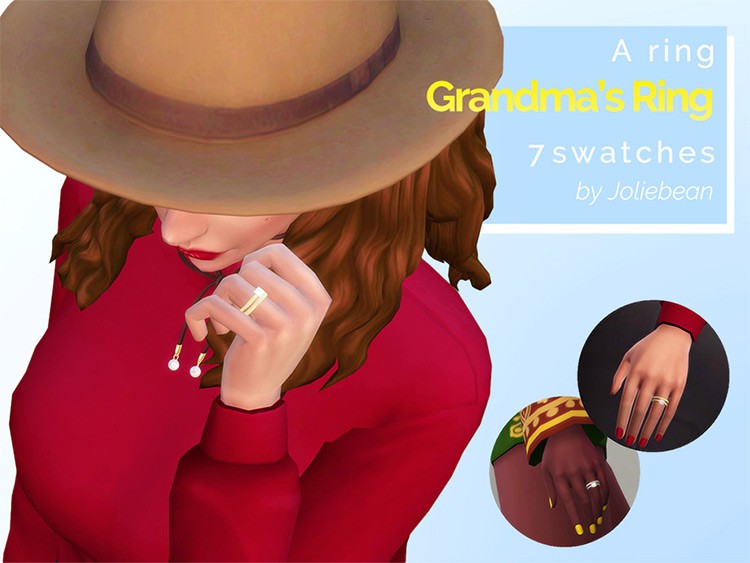 Grandmas Ring Sims4 CC