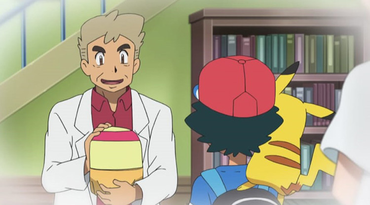 Professor Oak in the newer Pokémon Anime