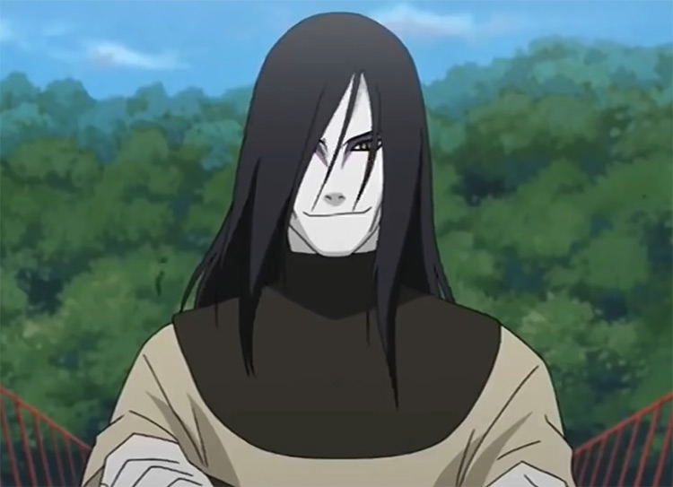 Screenshot of Orochimaru in Naruto Anime