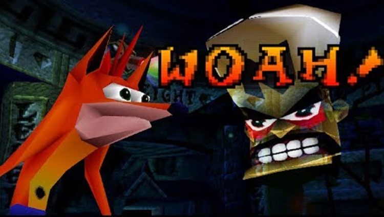 Woah Crash Bandicoot face 3D meme