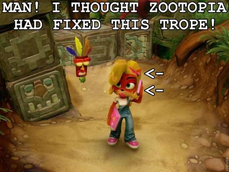 Zootopia Tawna Bandicoot crossover meme