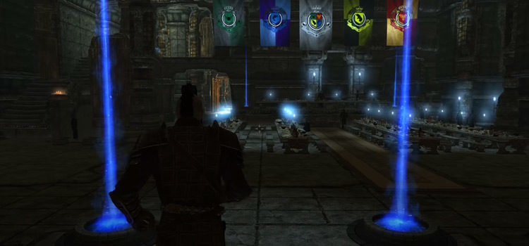 Hogwarts School interior modded - Skyrim dark screenshot