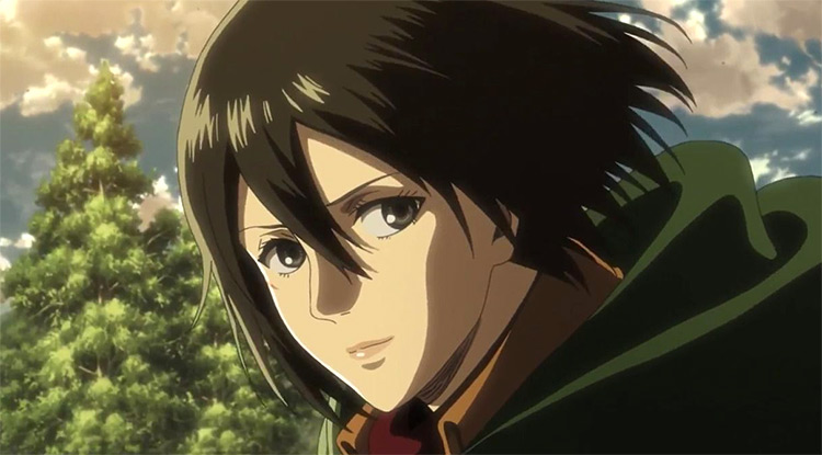 Mikasa from Attack on Titan anime