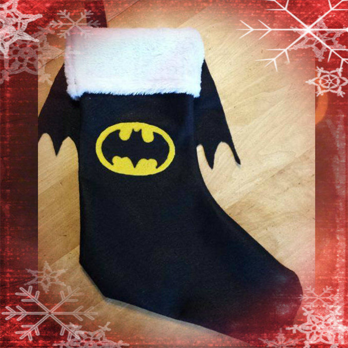 Batman stocking diy