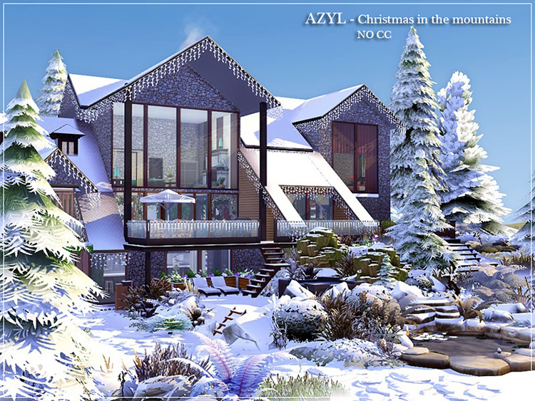 Christmas in the Mountains Lot for TS4