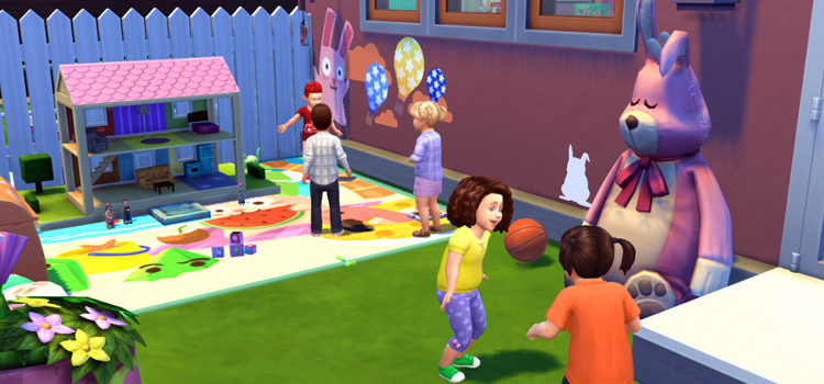 Freezer Bunny Daycare Stuff Pack Preview for TS4