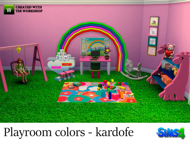 Playroom Colors Set / Sims 4 CC