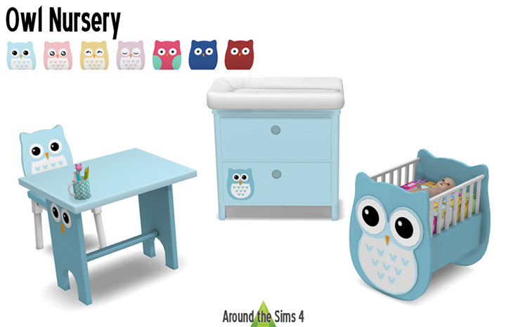 Owl Nursery Set / TS4 CC