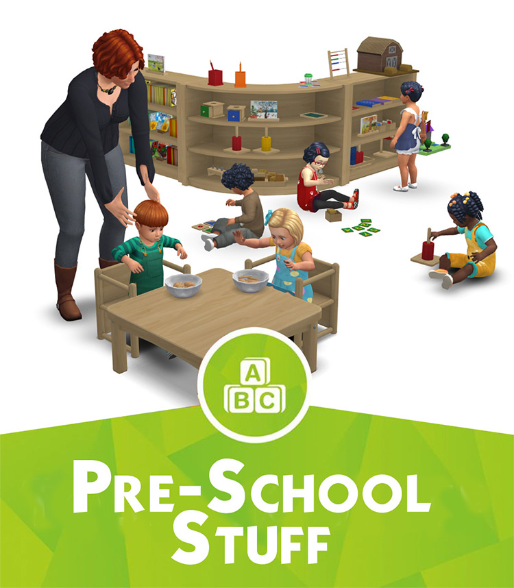 Pre-school Stuff Pack / Sims 4