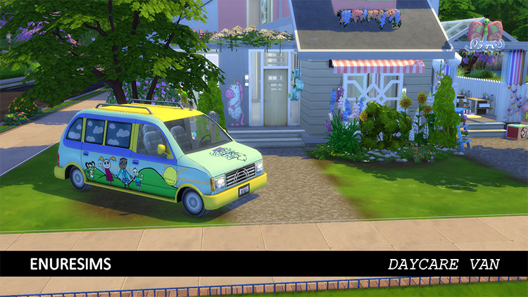 TS3 Daycare Van Conversion / Sims 4 CC