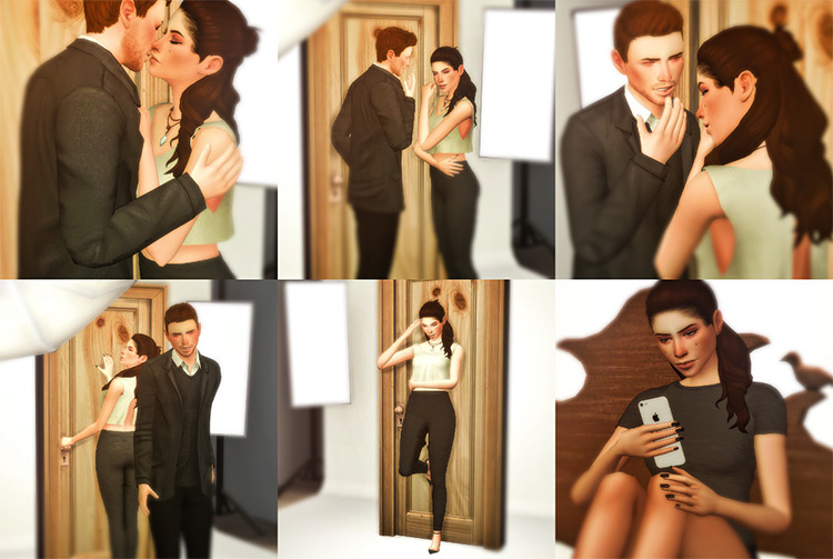 “First Date” Pose Pack / Sims 4