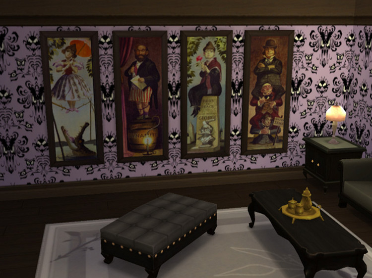 Haunted Mansion Paintings for The Sims 4