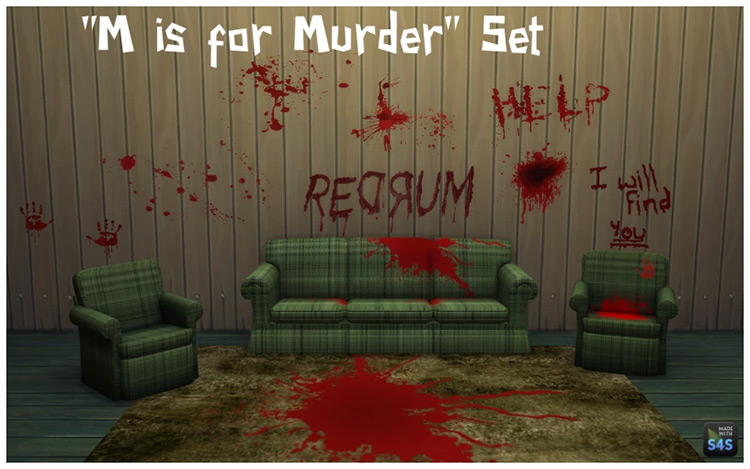 M is for Murder CC Set / TS4