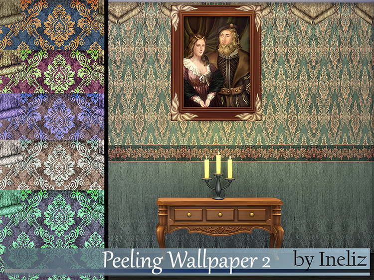 Peeling Wallpaper CC for The Sims 4