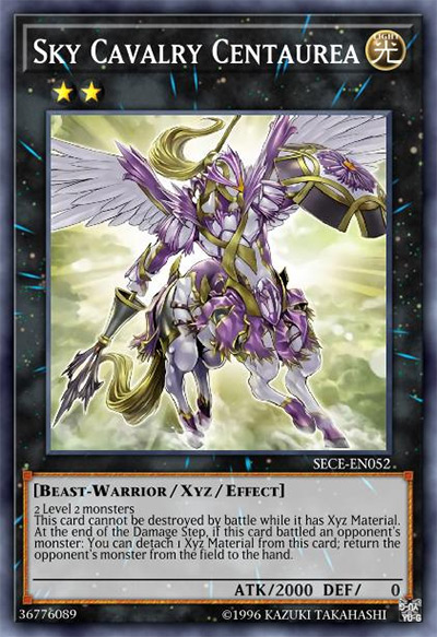 Sky Cavalry Centaurea Yu-Gi-Oh Card