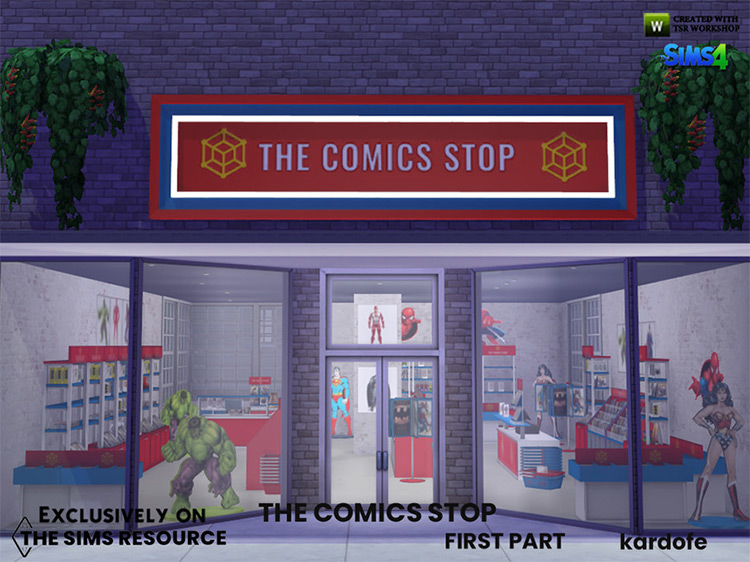 The Comics Stop for The Sims 4