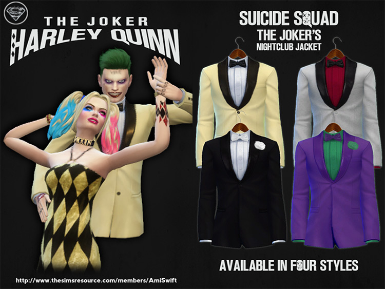 Suicide Squad CC Set for The Sims 4