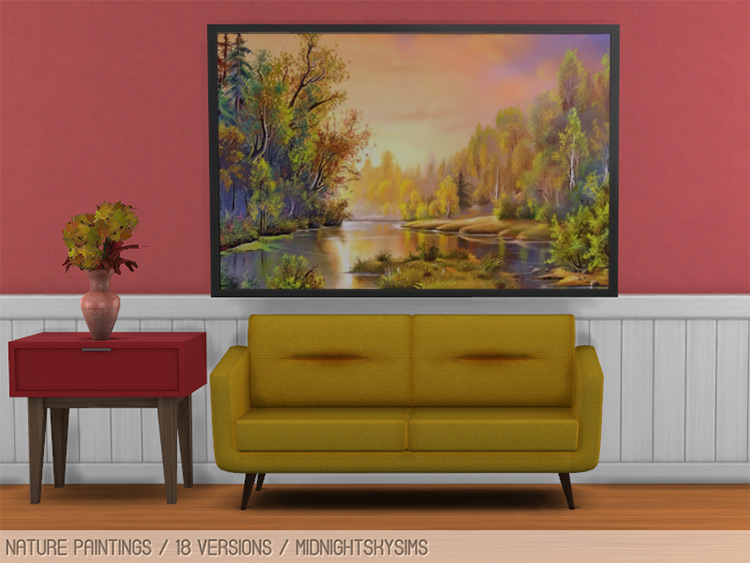 Nature Paintings for The Sims 4