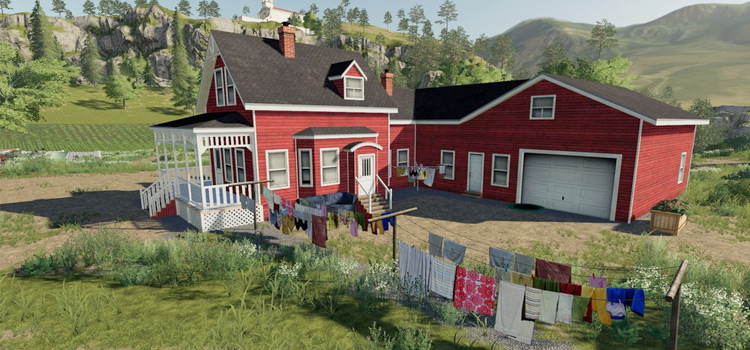 West Hills Farmhouse Decorations Pack for FS19
