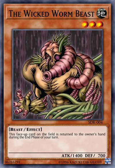 The Wicked Worm Beast Yu-Gi-Oh Card
