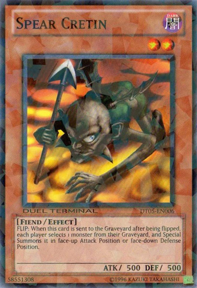 Spear Cretin Yu-Gi-Oh Card