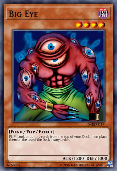 Big Eye Yu-Gi-Oh Card