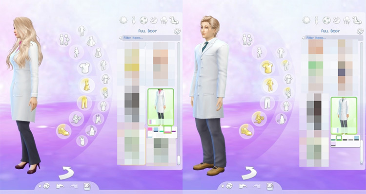 Doctor Outfits Unlocked for The Sims 4