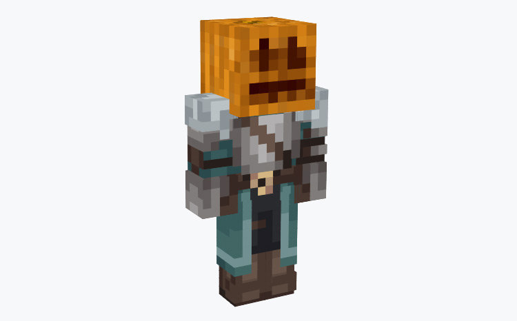 Medieval Pumpkin Character / Minecraft Skin