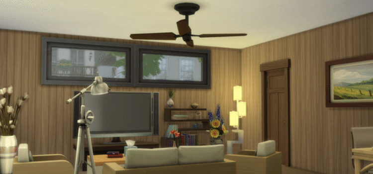 Simpler Times Ceiling Fan CC in The Sims 4
