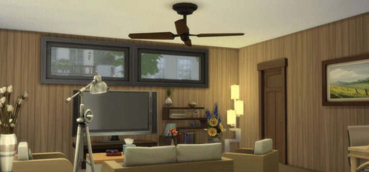 Simpler Times Ceiling Fan CC in The Sims 4