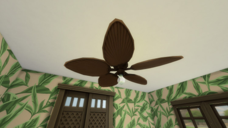 Functional Ceiling Fan / Sims 4 CC