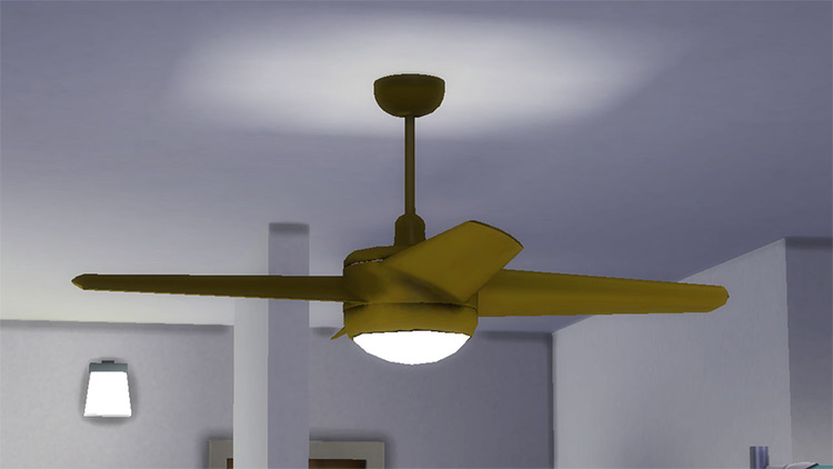 Animated Ceiling Fan Light for The Sims 4